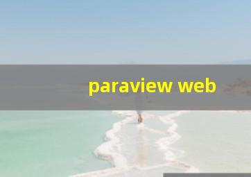 paraview web